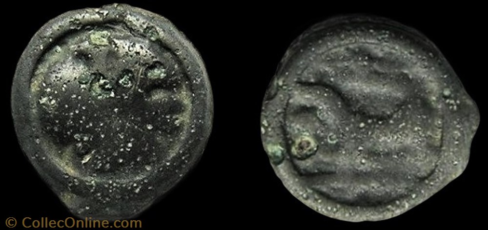 Bituriges Cubes au long cou monnaie antique av jc ap gauloise bituriges cubes au long cou