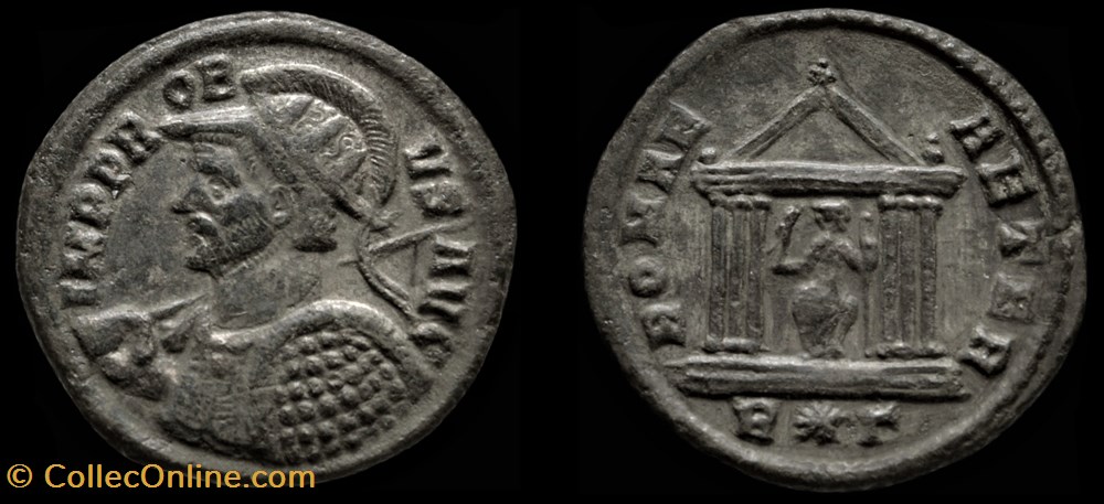 132 - Probus - ROMAE-AETER /-//R*Γ monnaie antique av jc ap romaine republicaine imperiale 132 probus romae aeter r