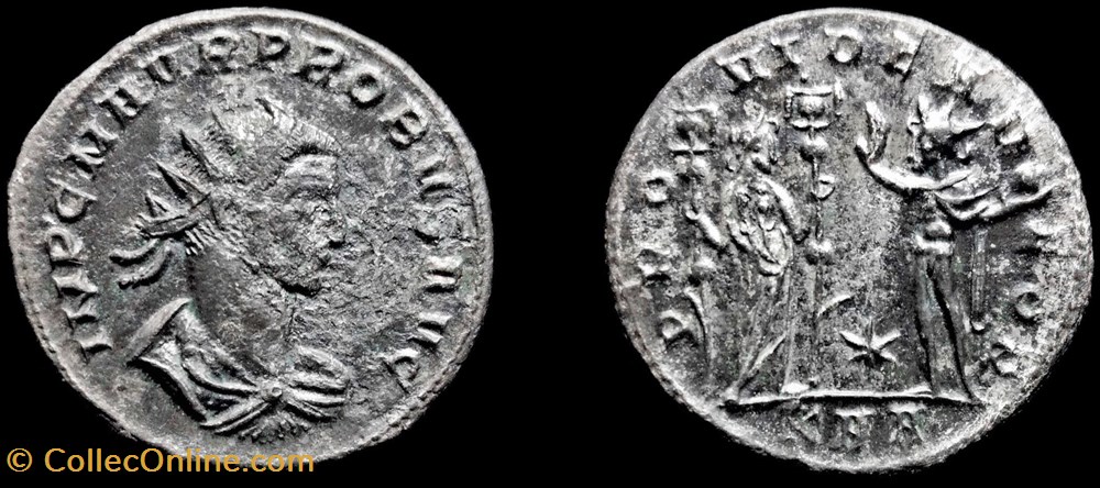 076 - Probus - PROVIDEN DEOR /-/*/KAA monnaie antique av jc ap romaine provinciale 076 probus providen deor kaa