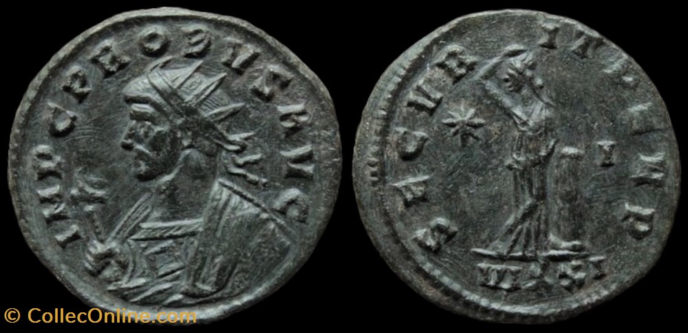 216 - Probus - SECVRIT PERP */I/VIXXI monnaie antique av jc a ap romaine republicaine imperiale 216 probus secvrit perp i vixxi