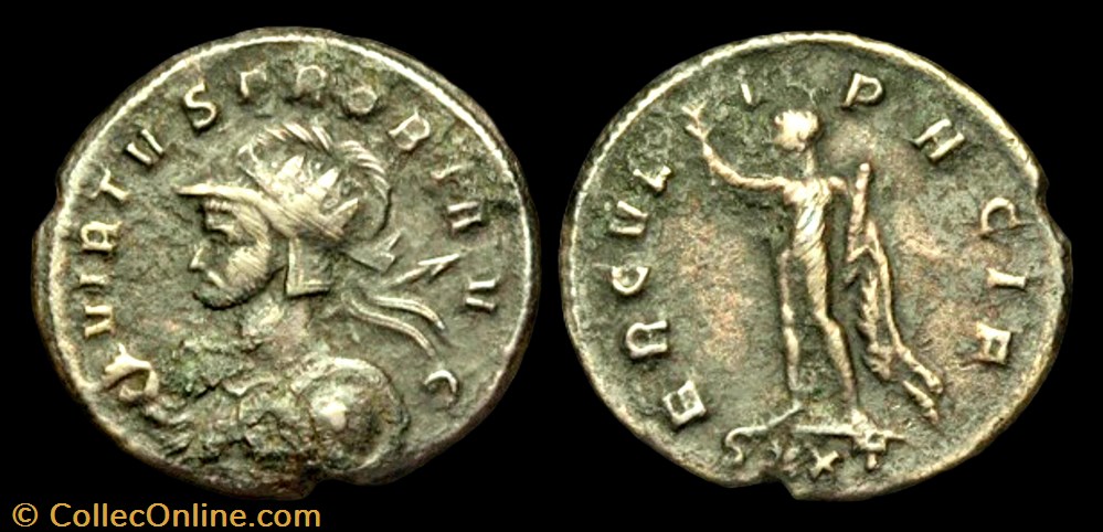 041 - Probus - ERCVLI PACIF /-//SXXT monnaie antique av jc ap romaine republicaine imperiale 041 probus ercvli pacif sxxt