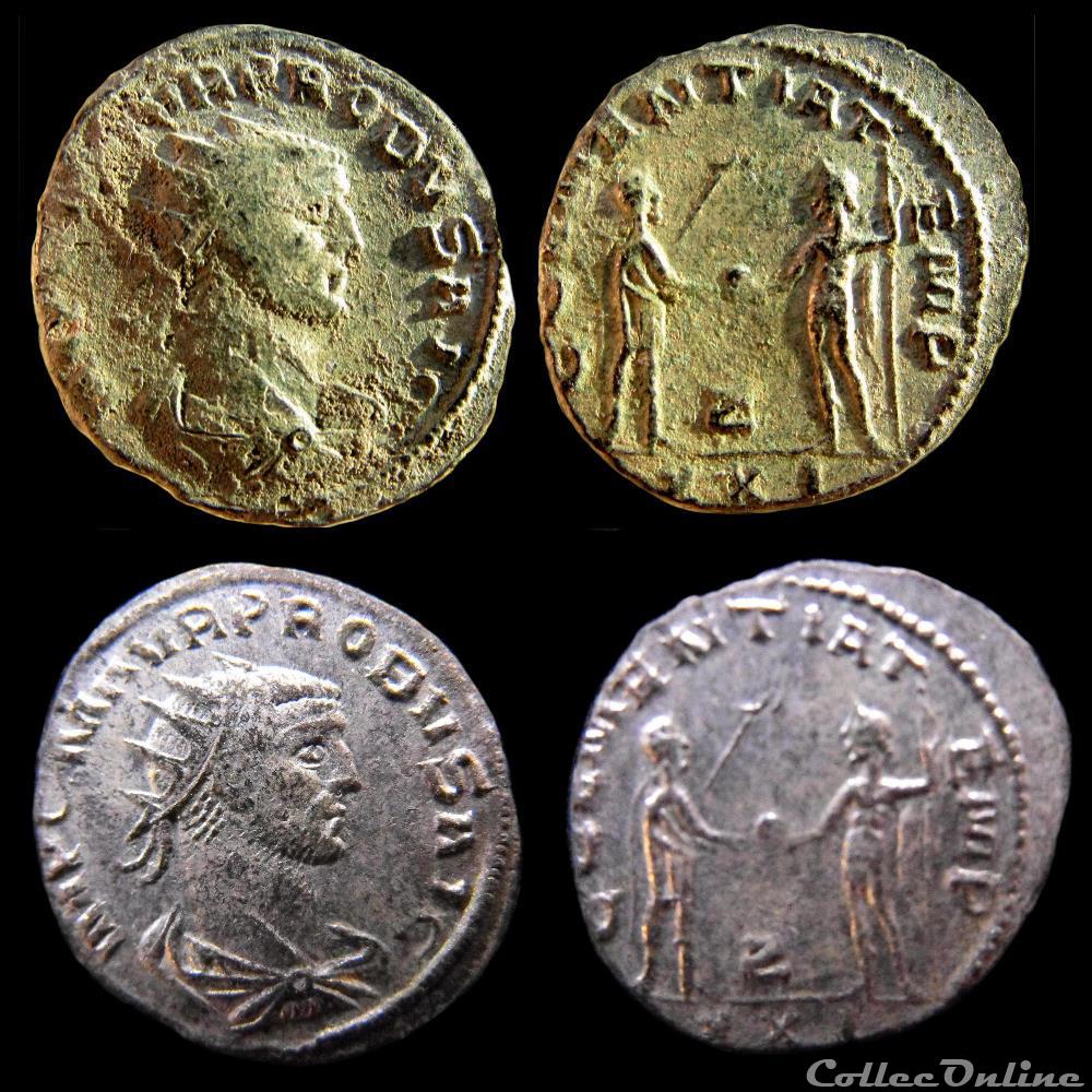 PROBVS - CLEMENTIA TEMP/Z/XXI monnaie antique av jc ap romaine probvs clementia temp z xxi