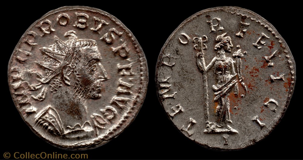 018 - Probus - TEMPOR FELICI //I monnaie antique av jc a ap romaine republicaine imperiale 018 probus tempor felici i