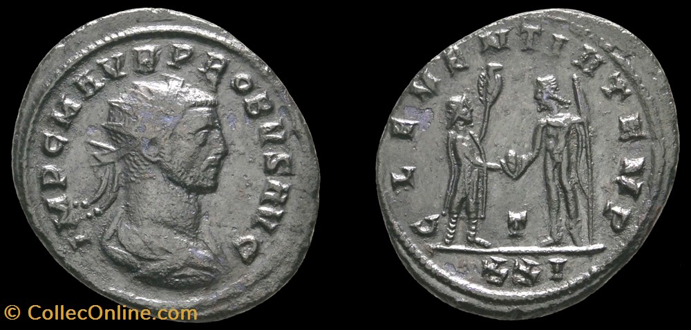 monnaie antique av jc ap romaine provinciale 164 probus clementia temp t xxi