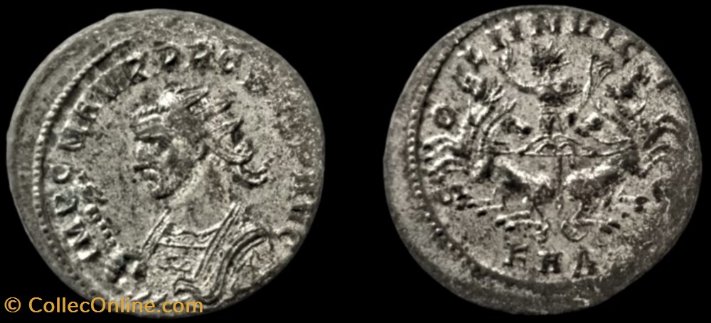 032 - Probus - SOLI INVICTO //KAΔ monnaie antique av jc ap romaine provinciale 032 probus soli invicto ka