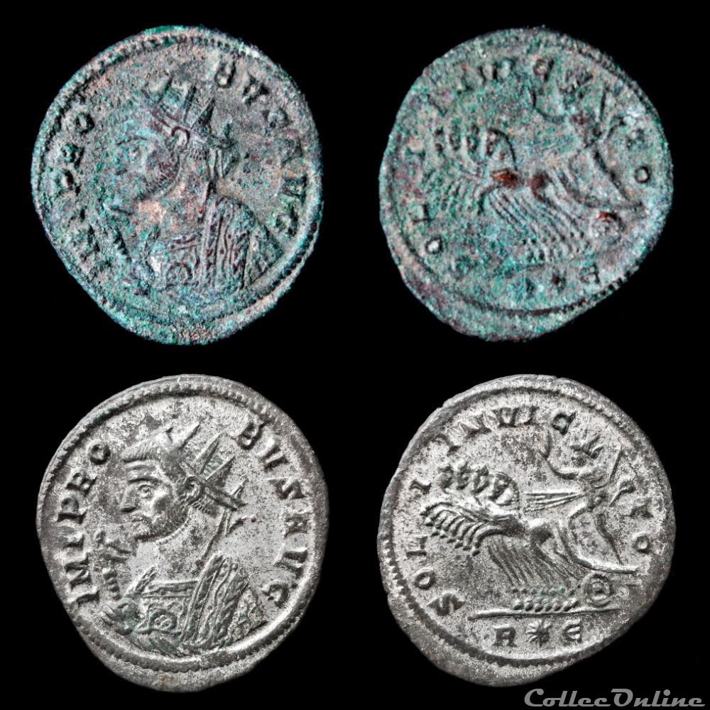 PROBVS - SOLI-INVICTO/R*E monnaie antique av jc a ap romaine probvs soli invicto r e