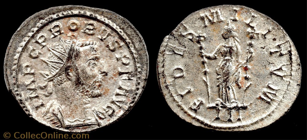 006 - Probus - FIDES MILITVM //III monnaie antique av jc a ap romaine republicaine imperiale 006 probus fides militvm iii