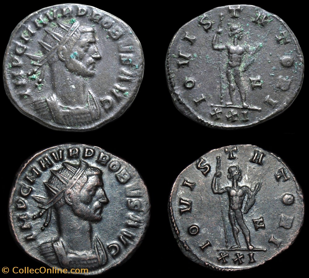 monnaie antiquite av jc ap romaine republicaine imperiale probvs iovi statori z xxi