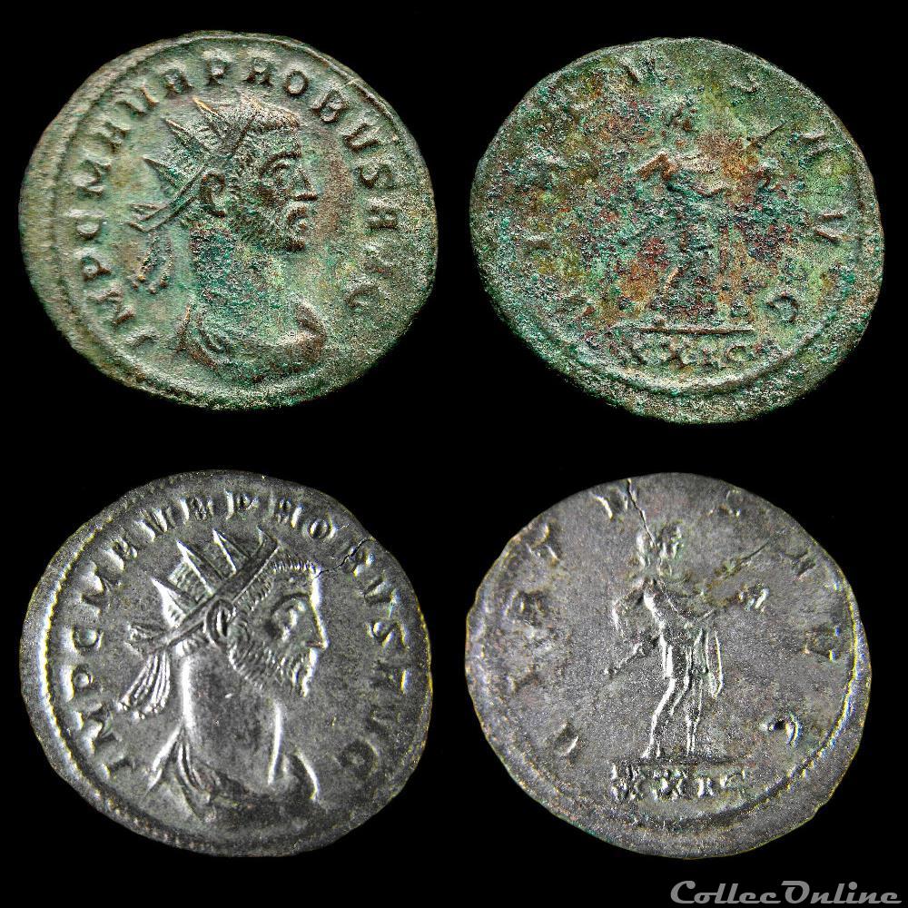 PROBVS - VIRTVS AVG/-//XXIϚ monnaie antique jc ap romaine probvs virtvs avg xxi