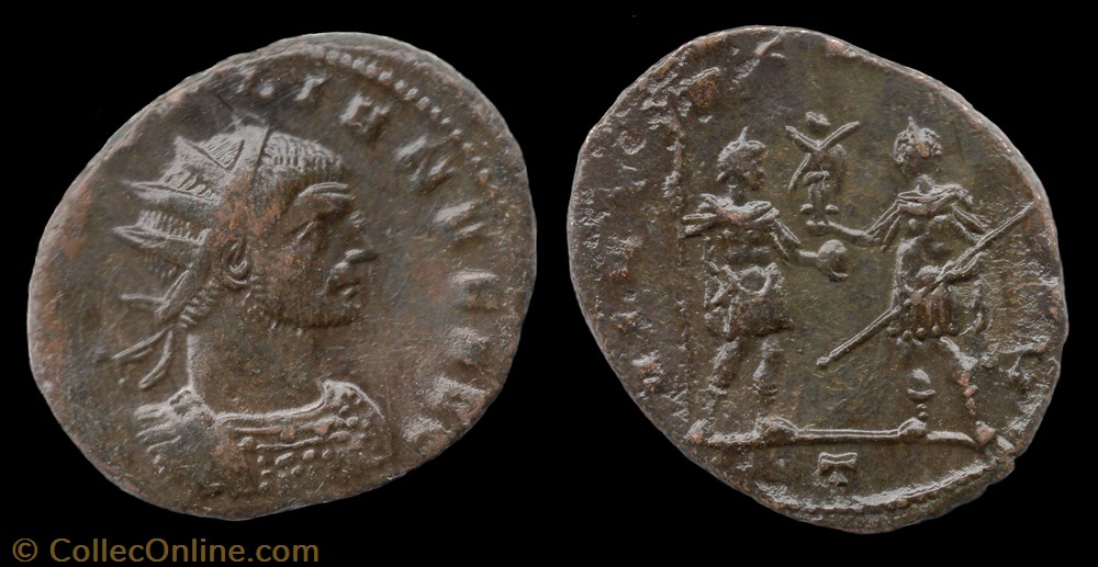 4 - Aurélien - VIRTVS MILITVM monnaie antique av jc ap romaine 4 aurelien virtvs militvm