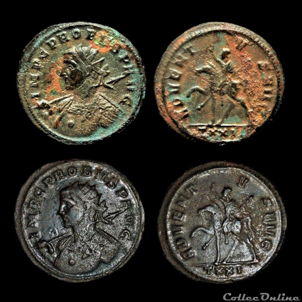 monnaie antique jc ap romaine probvs adventvs avg txxi
