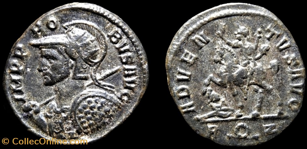 252 - Probus - ADVENTVS AVG /R (couronne)Z monnaies antiquite jc ap romaines republicaines imperiales 252 probus adventvs avg r couronne z