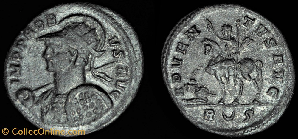 monnaie antiquite jc ap romaine republicaine imperiale 241 probus adventvs avg r croissant s