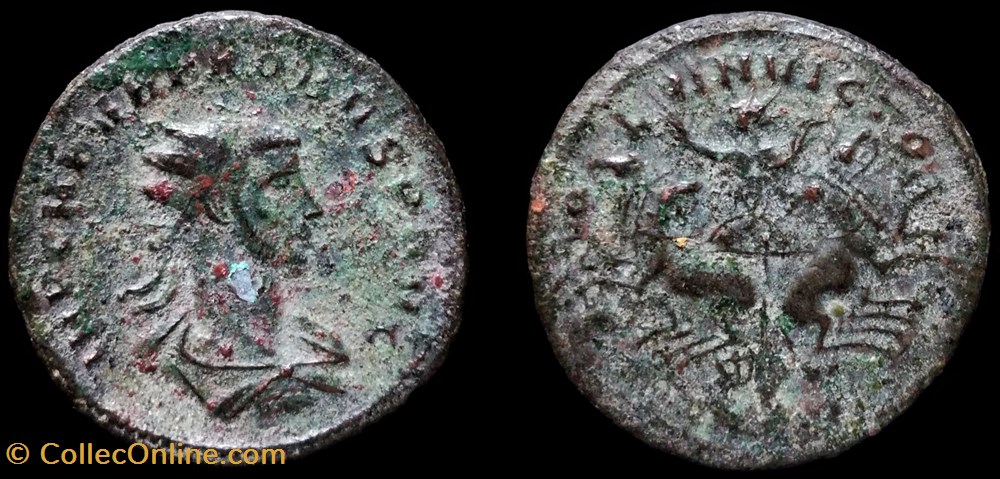monnaie antique av jc ap romaine provinciale 208 probus soli invicto kab