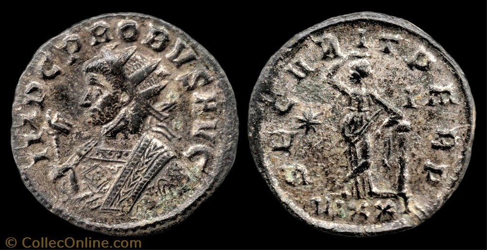 002 - Probus -SECVRIT PERP/*/I/VIXXI monnaie antique av jc a ap romaine republicaine imperiale 002 probus secvrit perp i vixxi