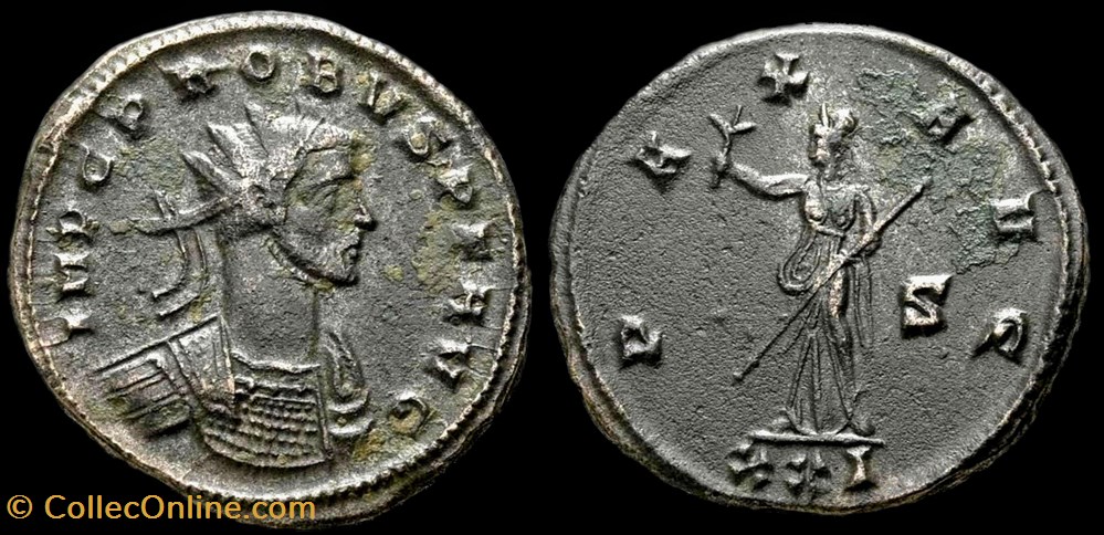 098 - Probus - PAX AVG /S//XXI monnaie antique jc ap romaine provinciale 098 probus pax avg s xxi