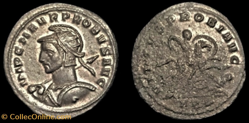 191 - Probus - VIRTVS PROBI AVG //KA°A monnaie antique jc ap romaine provinciale 191 probus virtvs probi avg ka a