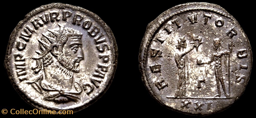 122 - Probus - RESTITVT ORBIS /Γ//XXI monnaie 122 probus restitvt orbis xxi