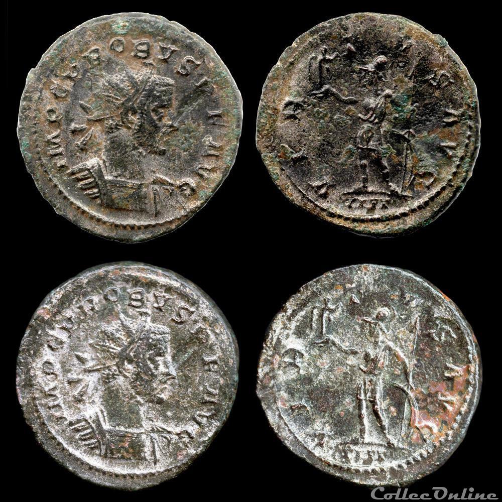 PROBVS - VIRTVS AVG/-//IIII monnaie antique jc ap romaine probvs virtvs avg iiii
