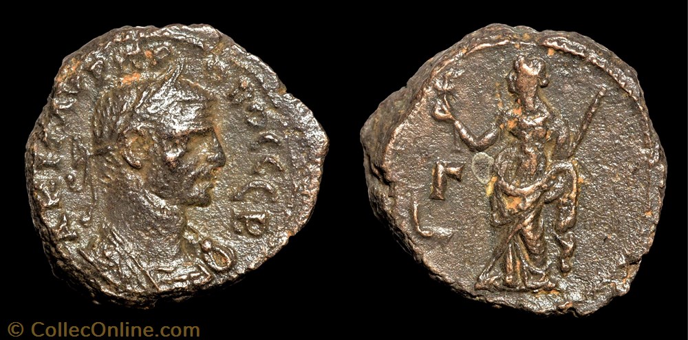 169 - Probus - Eirene (Pax) - LΓ monnaie antique av jc ap romaine provinciale 169 probus eirene pax l