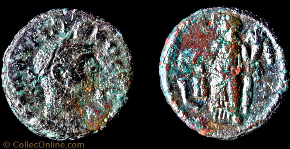087 - Probus - Dikaiosyne (Aequitas) - LA monnaie antique av jc ap romaine provinciale 087 probus dikaiosyne aequitas la