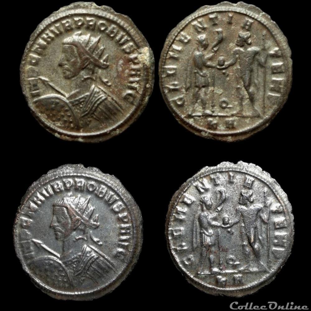 monnaie antique av jc ap romaine probvs clementia temp q ka