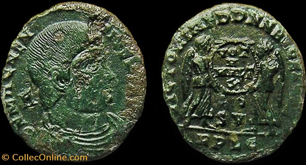 Magnence -Maiorina de Lyon monnaie antique av jc ap romaine republicaine imperiale magnence maiorina de lyon