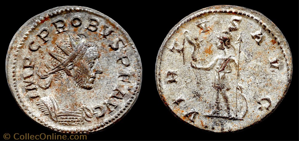 004 - Probus - VIRTVS AVG // IIII monnaie antique jc ap romaine republicaine imperiale 004 probus virtvs avg iiii
