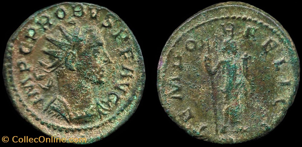 042 - Probus -TEMPOR FELICI /-//I monnaie antique av jc a ap romaine republicaine imperiale 042 probus tempor felici i