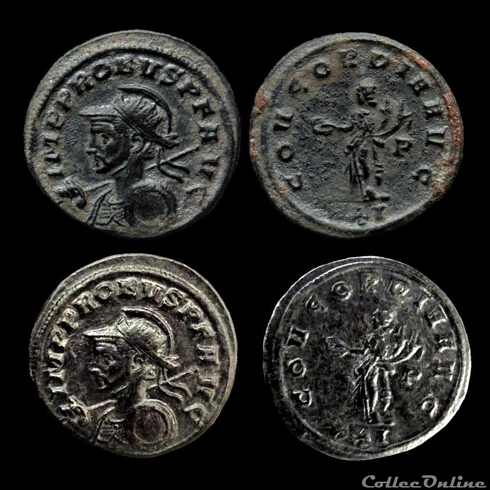 PROBVS - CONCORDIA AVG/-/P/XXI monnaie antique jc ap romaine probvs concordia avg p xxi