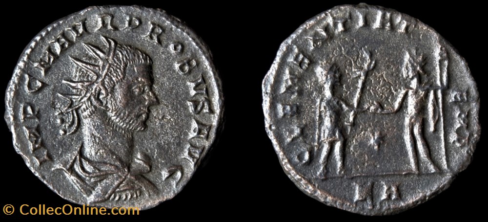 monnaie antique av jc ap romaine republicaine imperiale 140 probus clementia temp