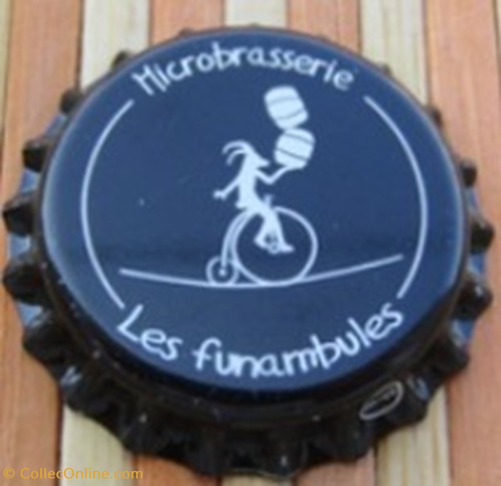 capsules muselets microbrasserie les funambules noir