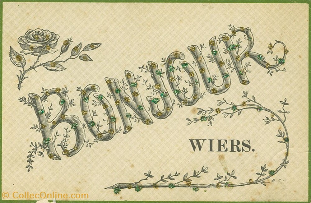 cartes postales europe belgique bonjour de wiers