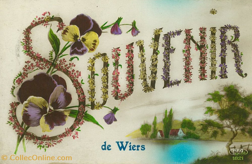 Souvenir de Wiers cartes postales europe belgique souvenir de wiers