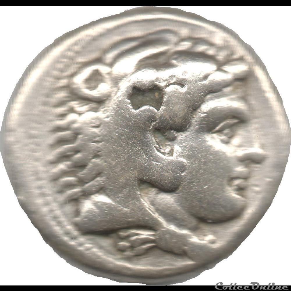 Tétradrachme d'Alexandre monnaie antique grecque tetradrachme alexandre