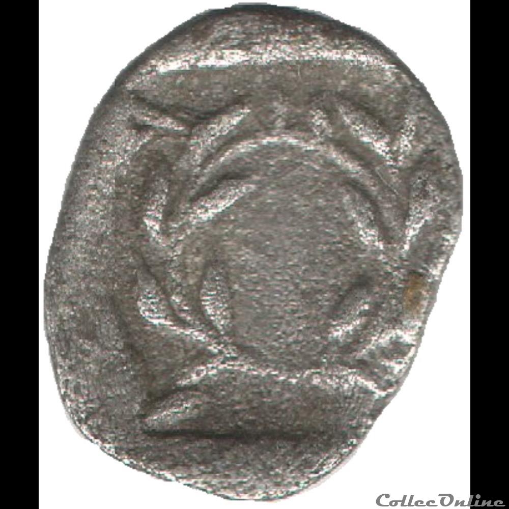 Hemiobole Elaea monnaie antique grecque hemiobole elaea