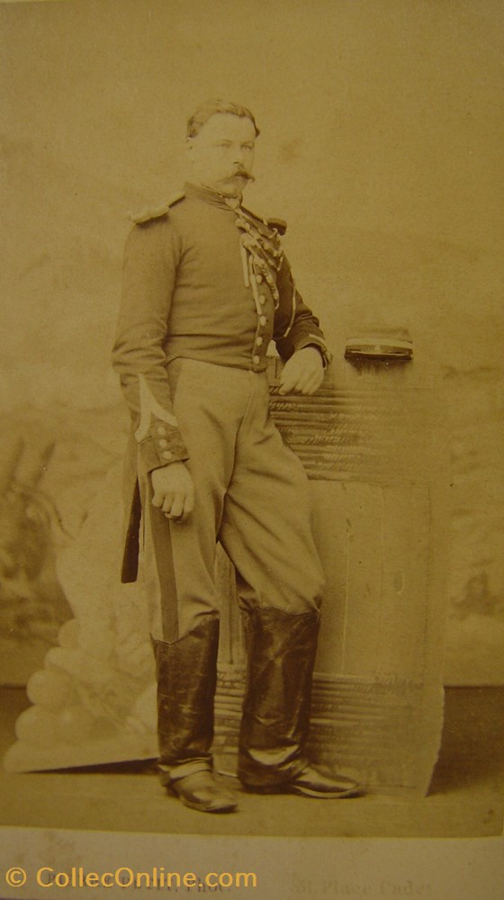 Brigadier de Gendarmerie à cheval 1870 militaria photographies brigadier de gendarmerie a cheval 1870