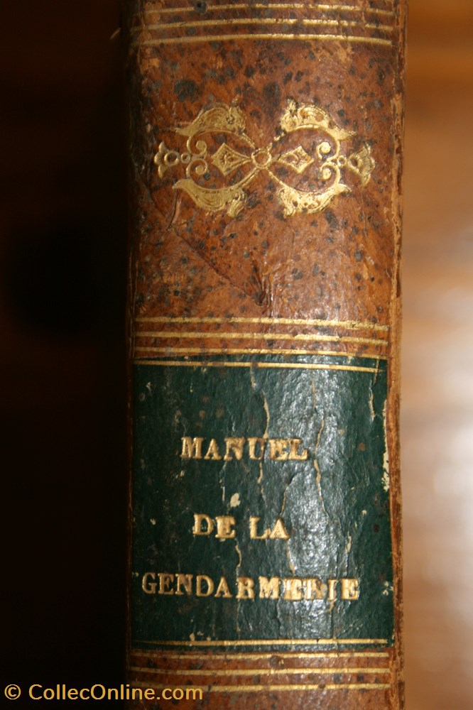 militaria livres revues catalogues 1853 manuel de gendarmerie