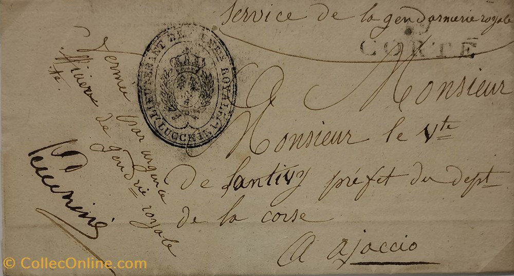 vieux papiers marques postales europe corte