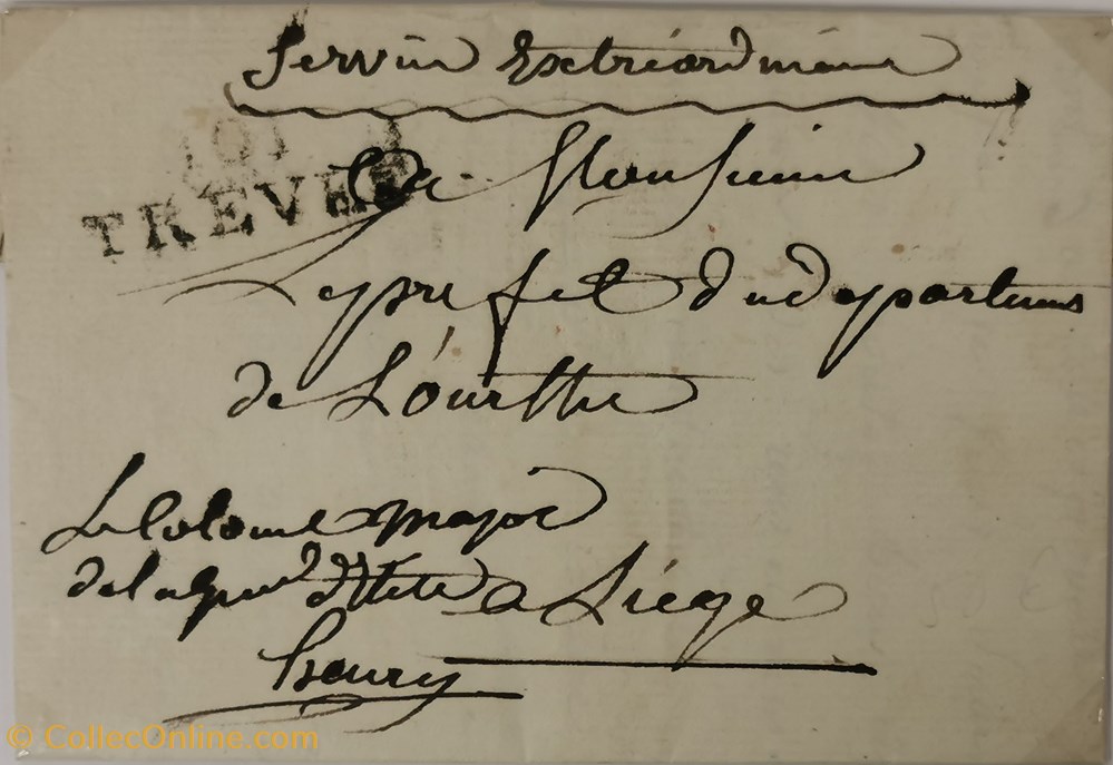 101 Département de la Sarre vieux papiers documents historiques 101 departement de la sarre