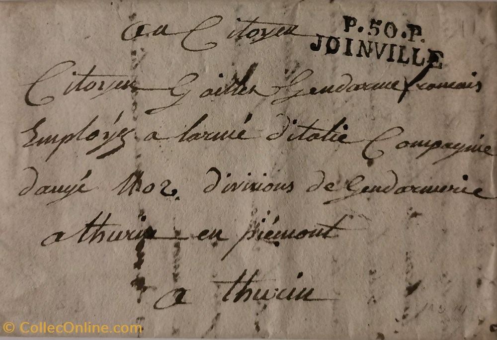 vieux papiers documents historiques armee italie