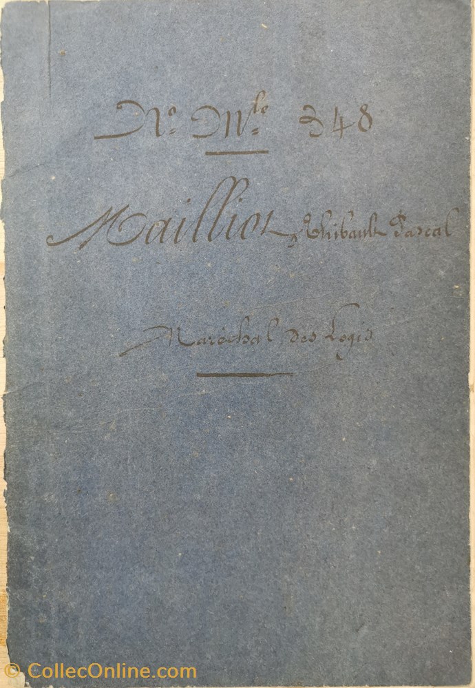 Livret 1860 Gendarme Impérial à cheval MAILLOT 3 militaria livres revues catalogues livret 1860 gendarme imperial a cheval maillot