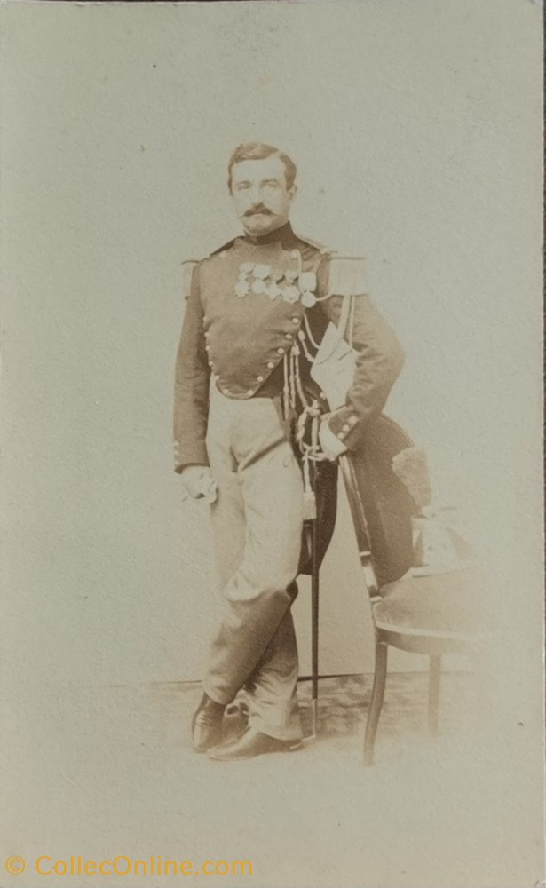 Capitaine de Gendarmerie de la Garde Impériale, Second Empire militaria photographies capitaine de gendarmerie de la garde imperiale second empire