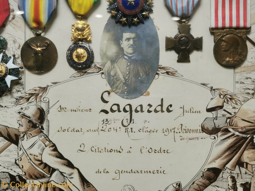 1918 Diplome commémoratif de la Grande Guerre 2 militaria medailles insignes 1918 diplome commemoratif de la grande guerre