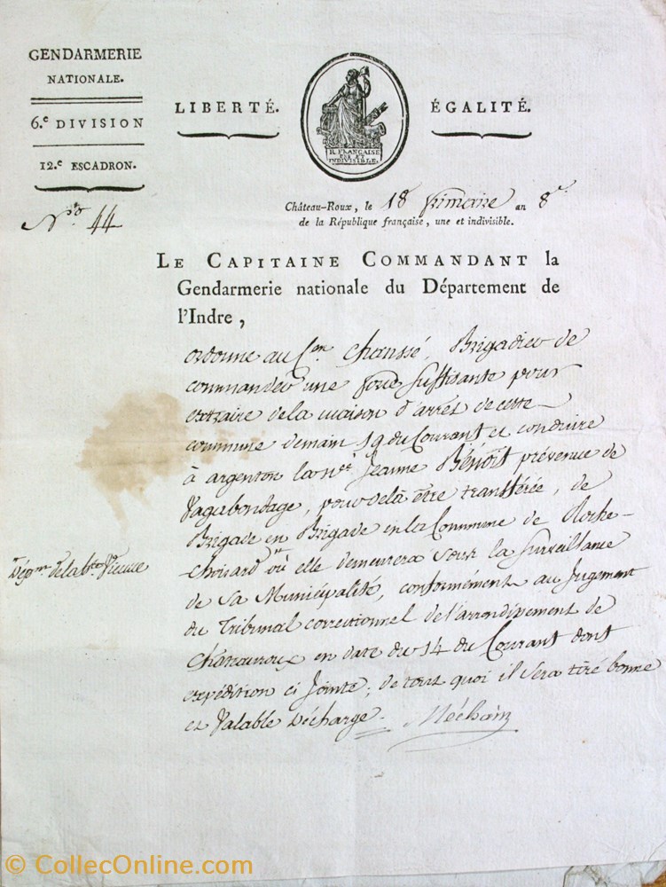 6ème Division 12ème Escadron vieux papiers documents historiques 6eme division 12eme escadron