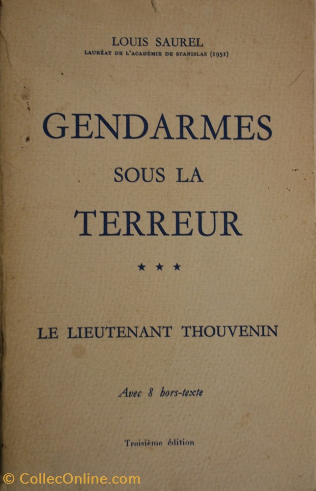 Gendarmes sous la Terreur militaria livres revues catalogues gendarmes sous la terreur
