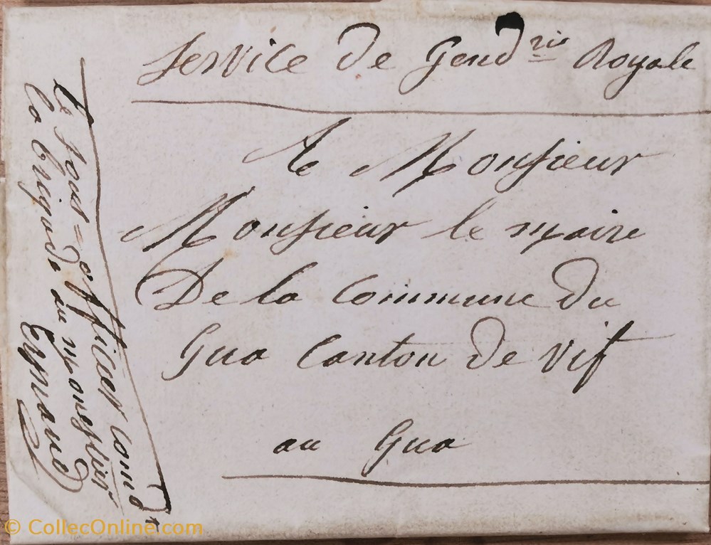 7 vieux papiers marques postales europe 7