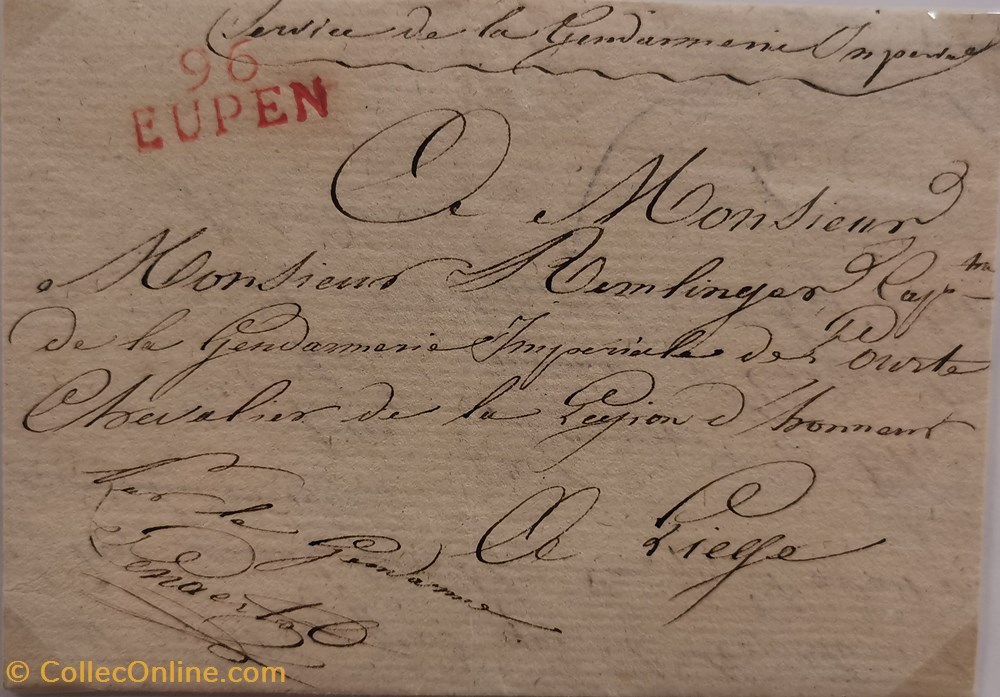 096 Département de L’Ourthe.03 vieux papiers documents historiques 096 departement de l ourthe 03