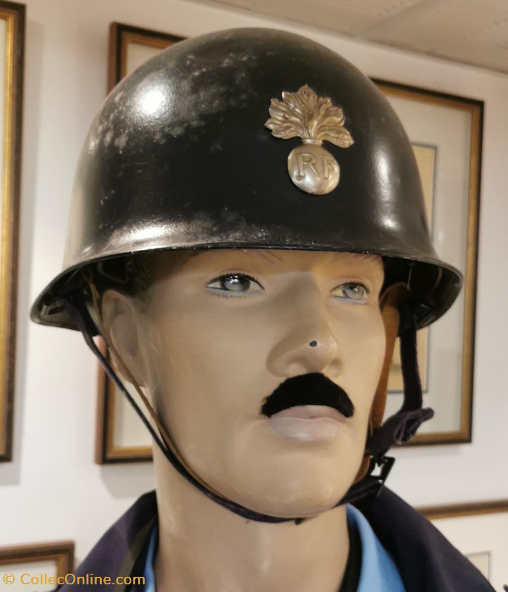 militaria casques coiffures casque modele 1951 de gendarme departemental grenade argent