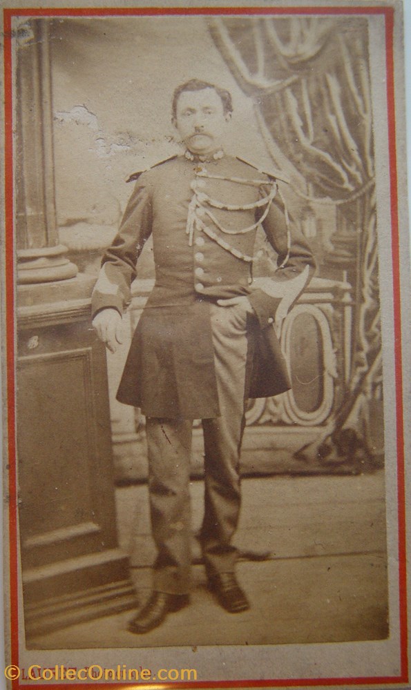 militaria photographies marechal des logis de gendarmerie national vers 1880 troisieme republique